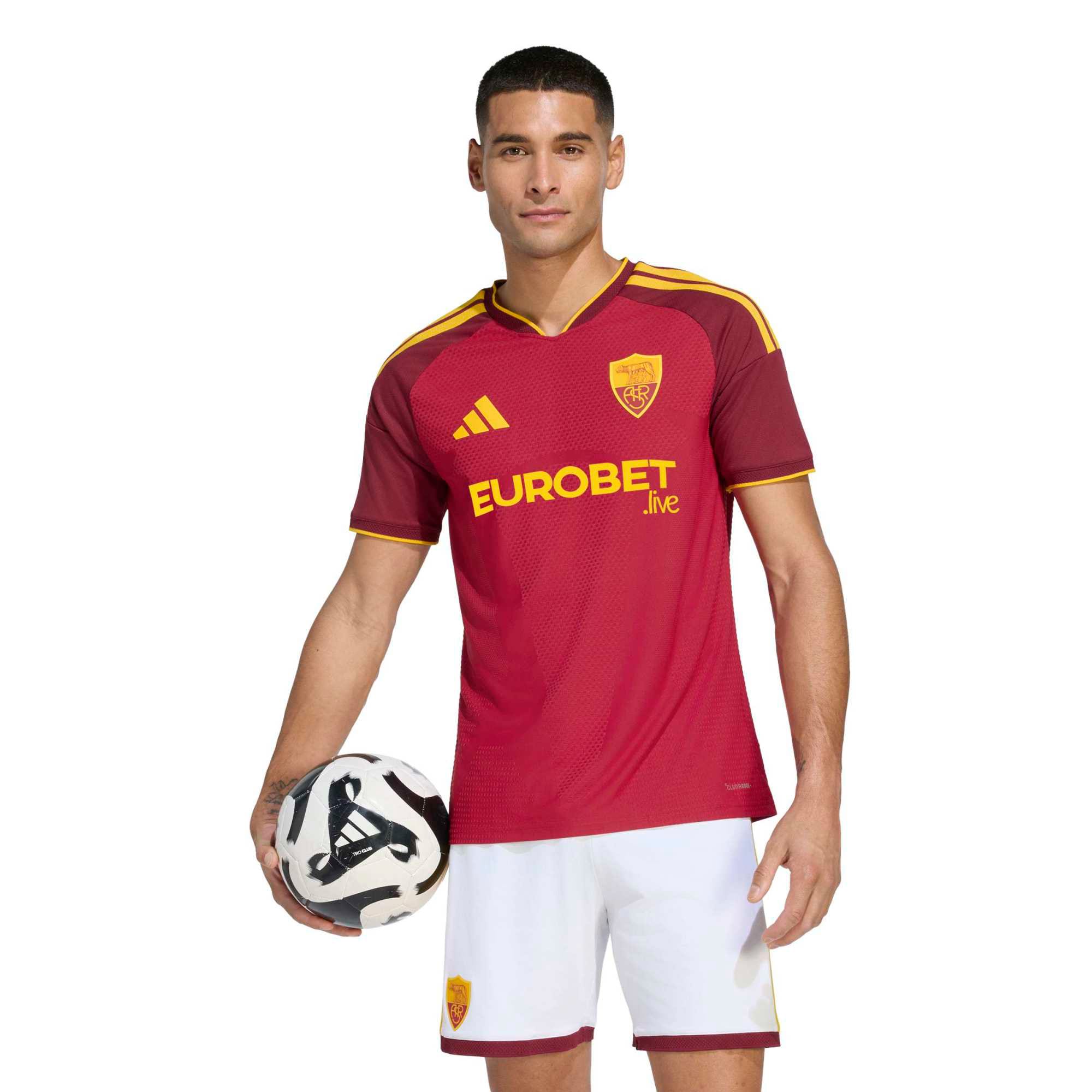 [SJH] Youth AS Roma 2026/27 Home On-Field Authentic Jersey - Red