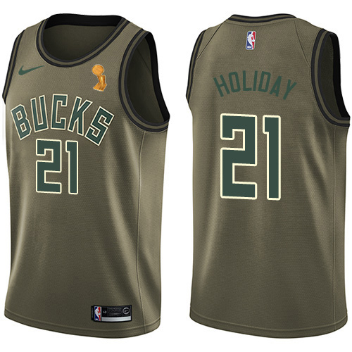 Milwaukee Bucks Jrue #21 Professional Grade Jersey Contemporary Design