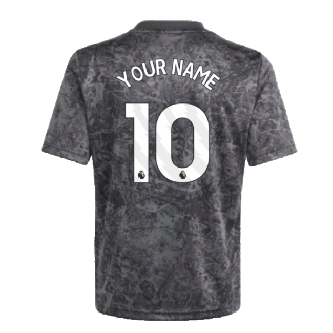 retro 2023-2024 Man Utd Pre-Match Shirt (Black) - Kids (Your Name)