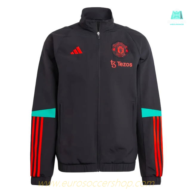2023-2024 Man Utd Presentation Jacket (Black)