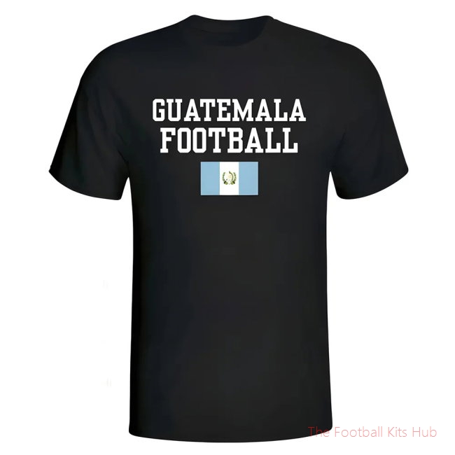 Men Guatemala Football T-Shirt - Black