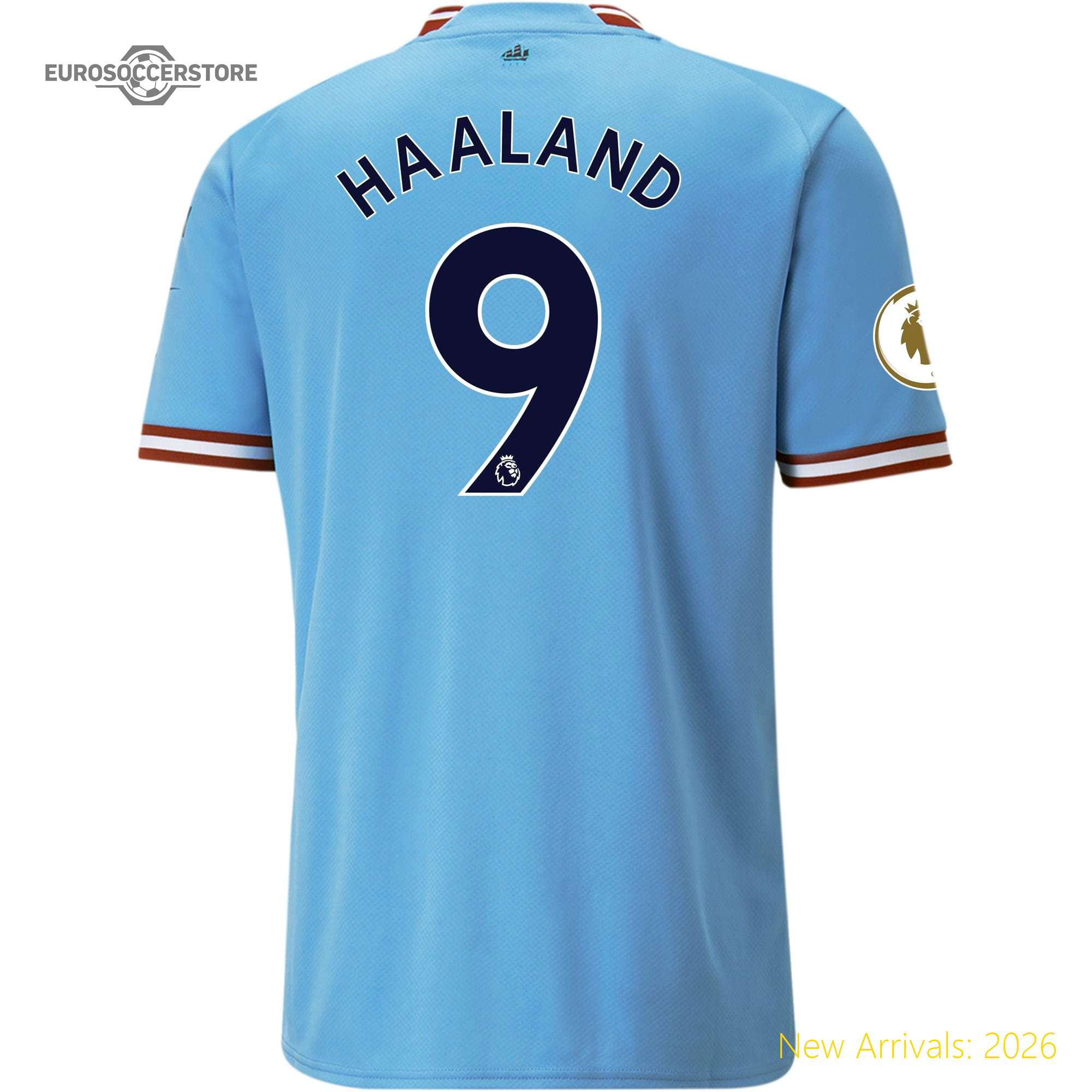 Authentic Replica Kids Mci Team Top-grade Home Jersey 2023