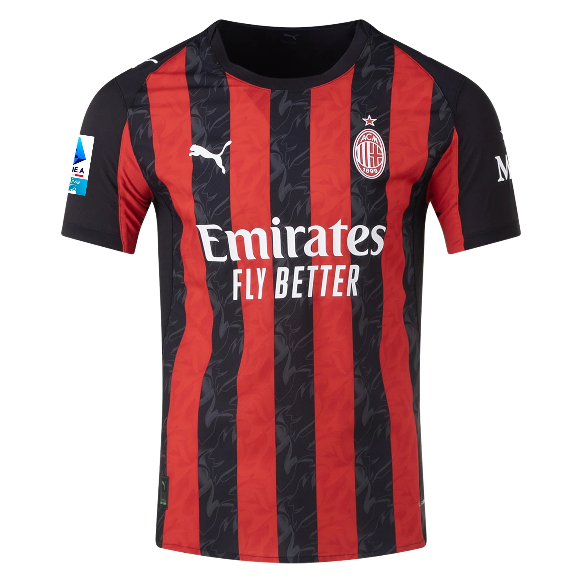 AC Milan A Patch 2025-2026 UCL Home Jersey – Authentic Shirt