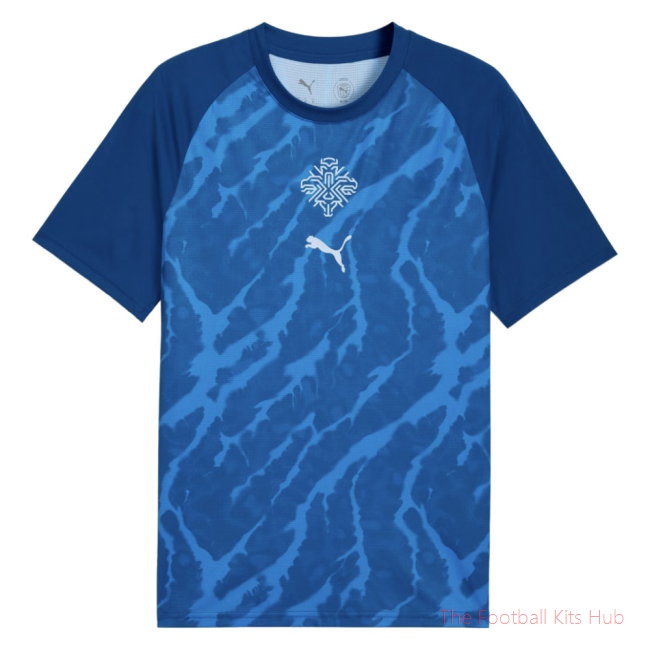 2026-2027 Iceland Warm Up Jersey (Royal)