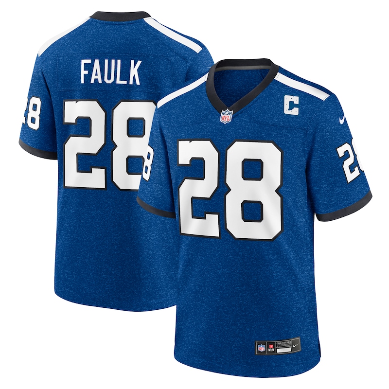 None Marshall Faulk IND Colts Affordable Game Jersey Game Day Wear