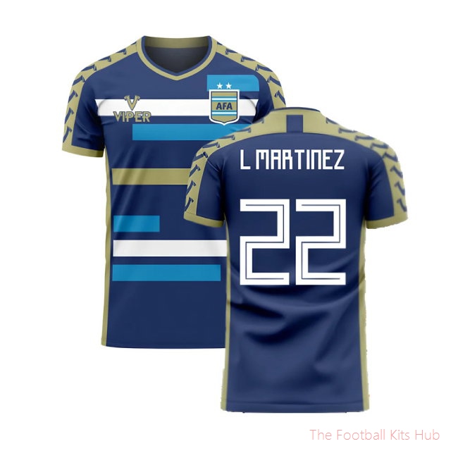 [EFS] Argentina 2025/26 Away Football Kit (Viper) (L MARTINEZ 22)