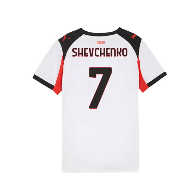 2025-2026 ACM Away Shirt (Kids) (Shevchenko 7) Moisture Wicking