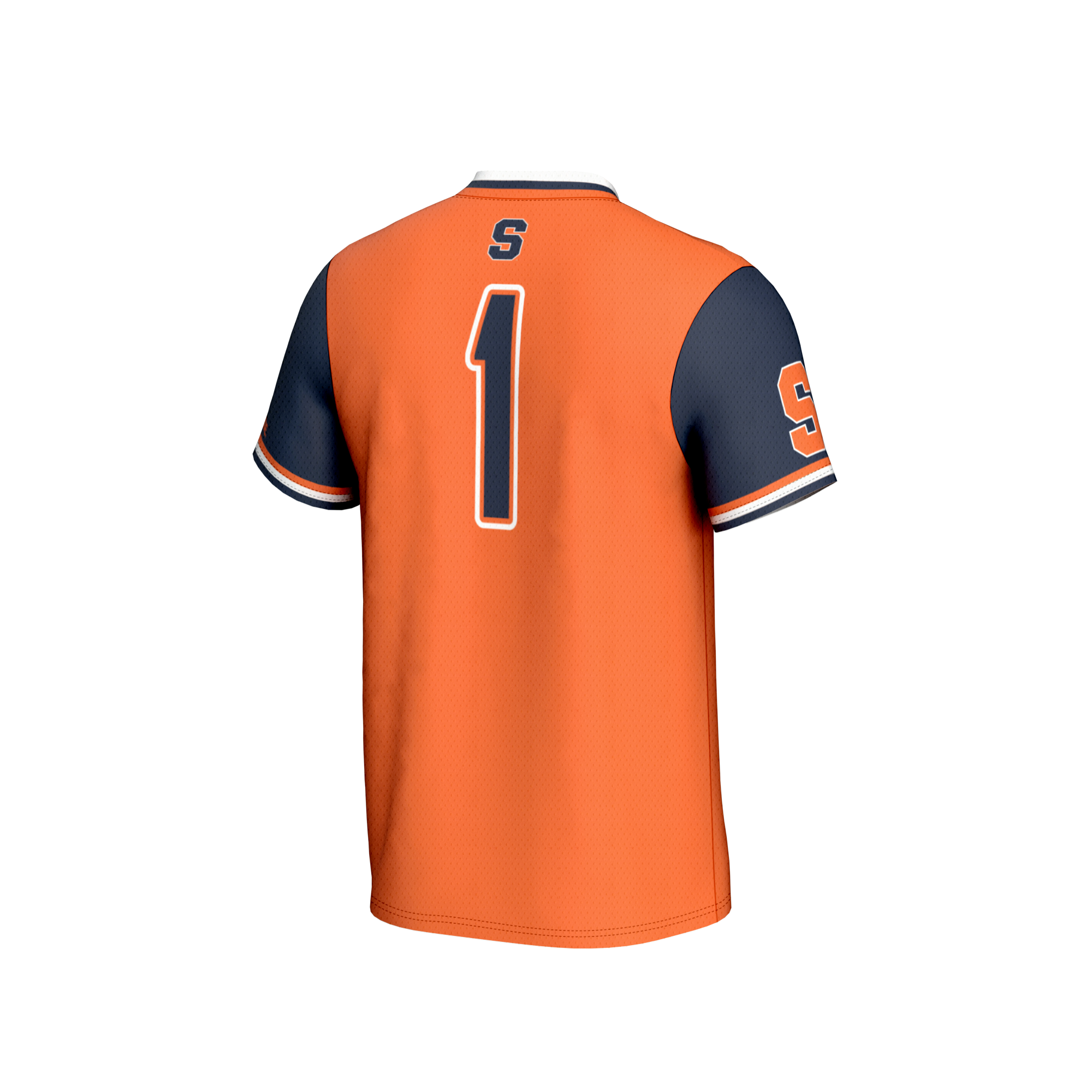 [NJP] Syracuse Orange GameDay Greats Unisex Lightweight Collegiate Softball Fashion Jersey - Orange