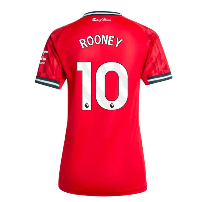 2025-2026 Man Utd Home Jersey (Womens) (Rooney 10)