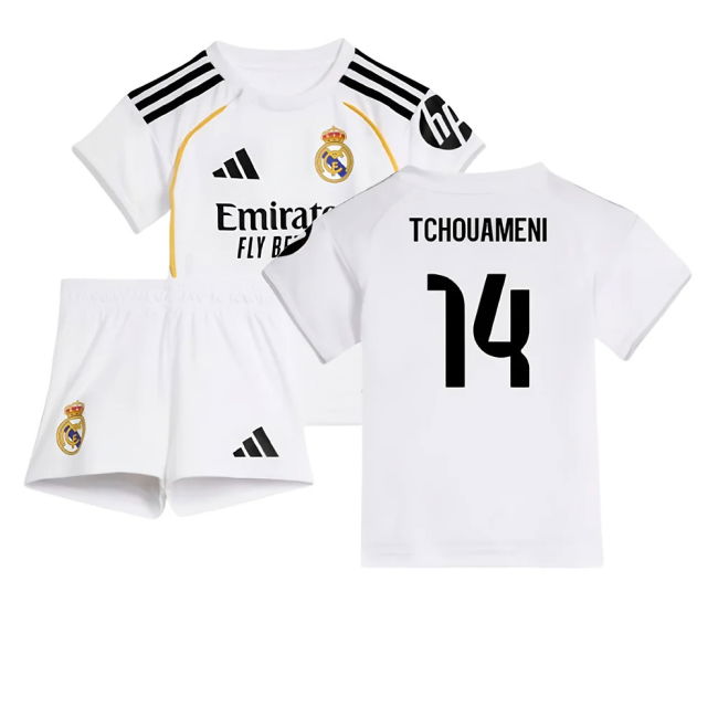 Baby Tchouameni 14 Rare Real Madrid Home Exclusive Kit 2025-2026 (4)