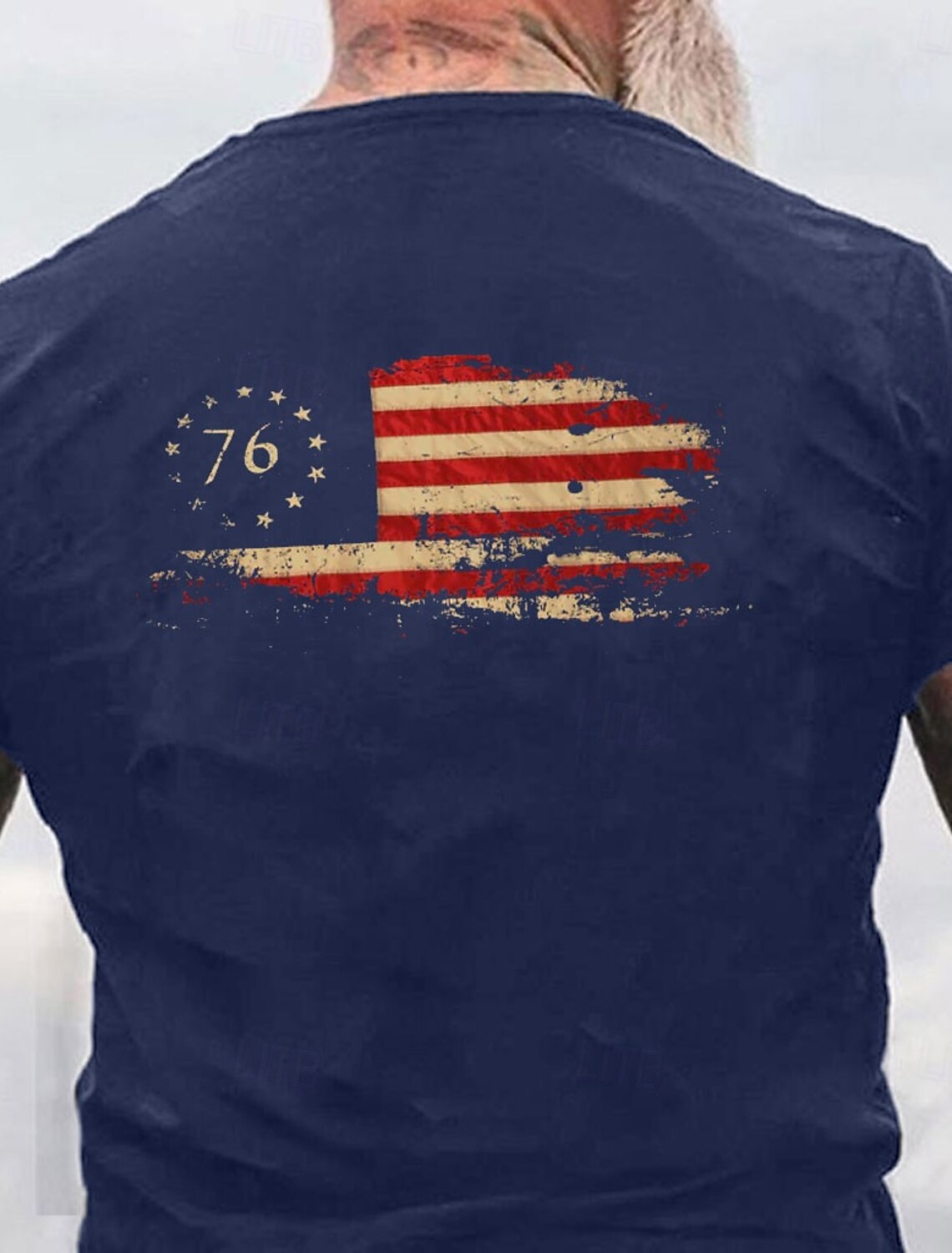 4th of July 2026 250th Memorial Day Patriotic Patriot 3D Print Crew Neck Short Sleeve T-Shirt Casual Daily Street