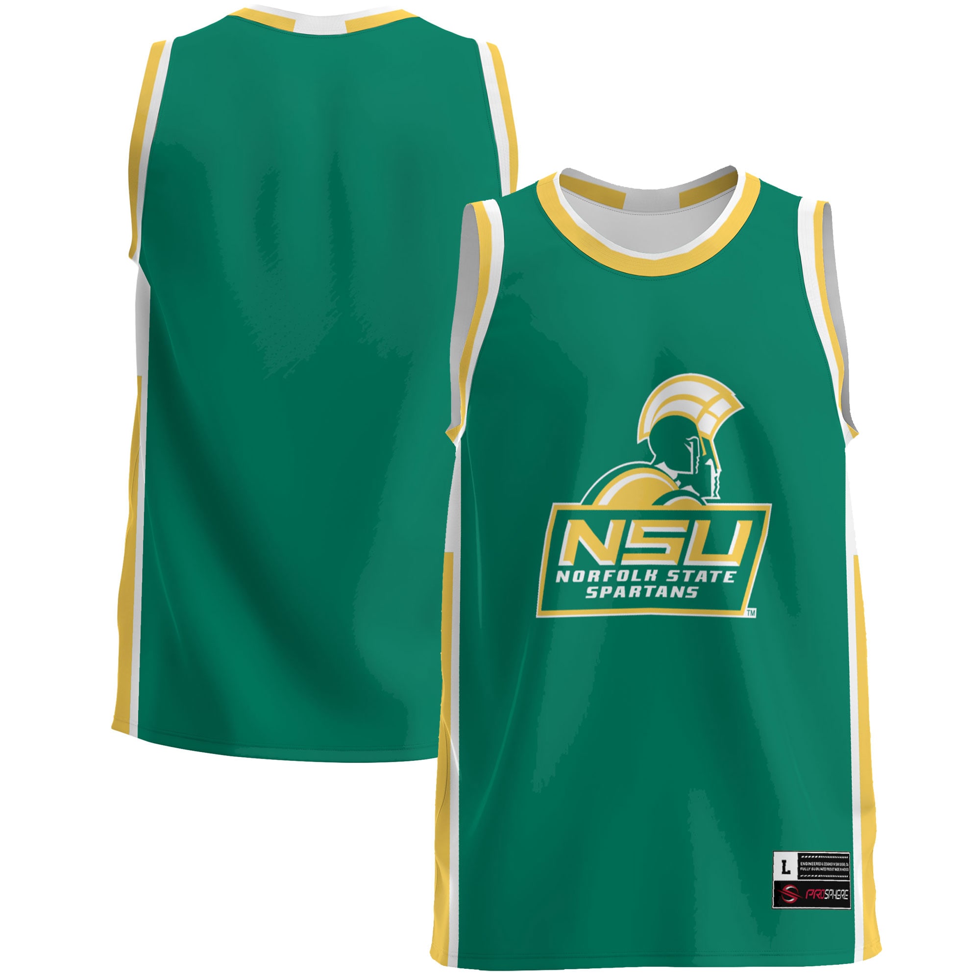 [NJP] Women's Norfolk State Spartans GameDay Greats Lightweight Basketball Jersey - Green