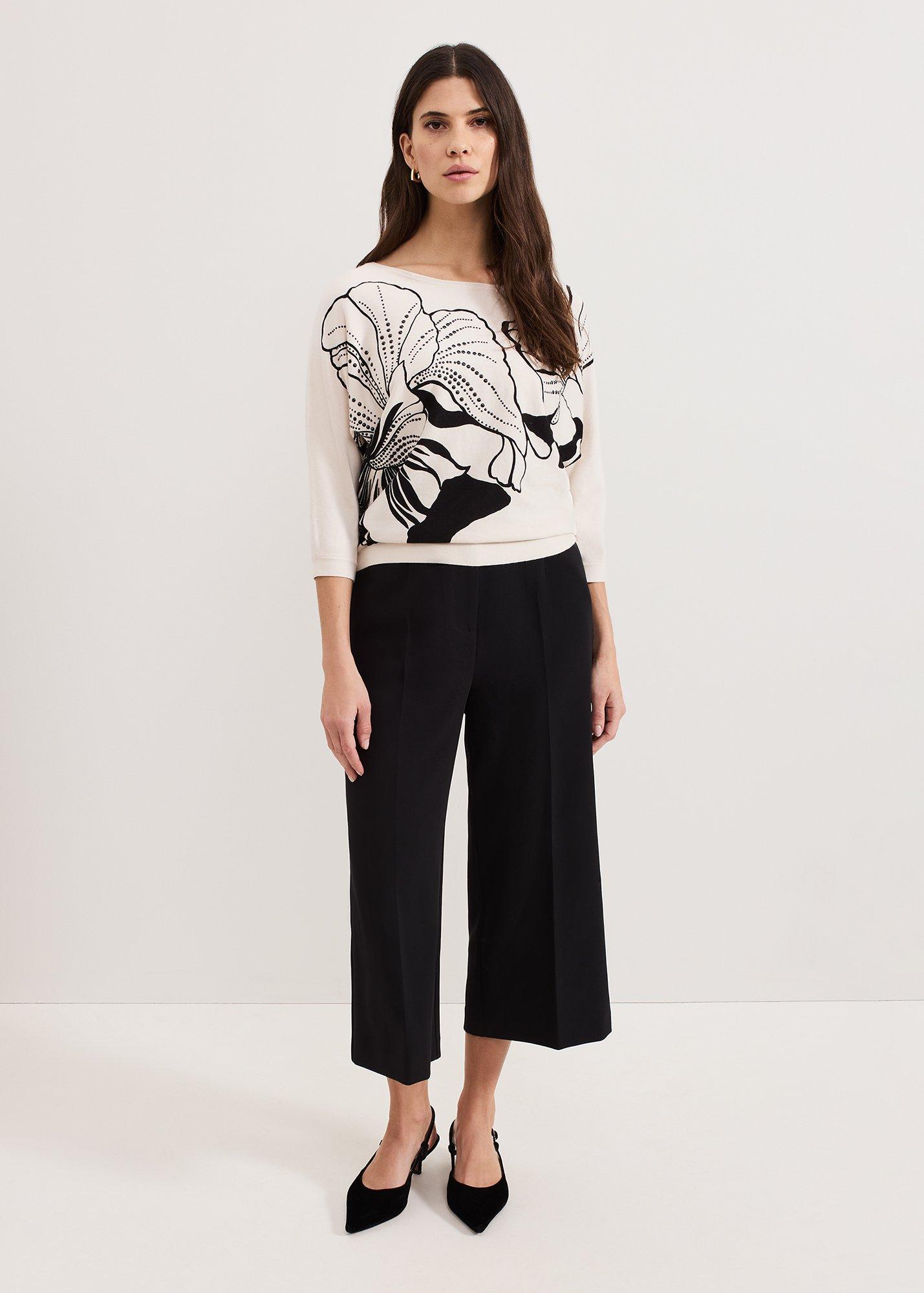 Poppie Studd Batwing Knit Top