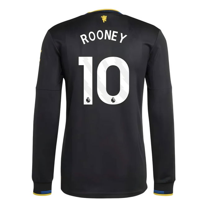 2025-2026 Man Utd Authentic Long Sleeve Third Jersey (Rooney 10)