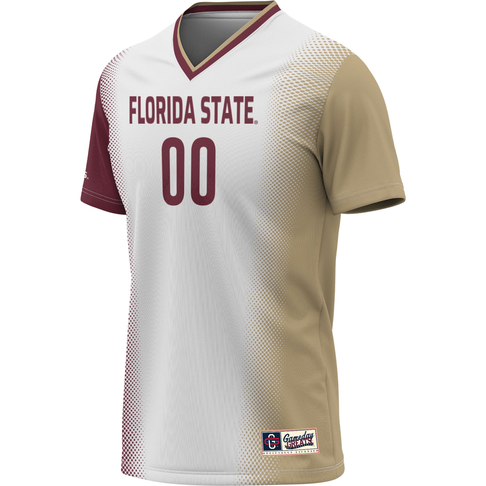 [DDG] Florida State Seminoles GameDay Greats Unisex NIL Pick-A-Player Lightweight Women's Soccer Jersey - White