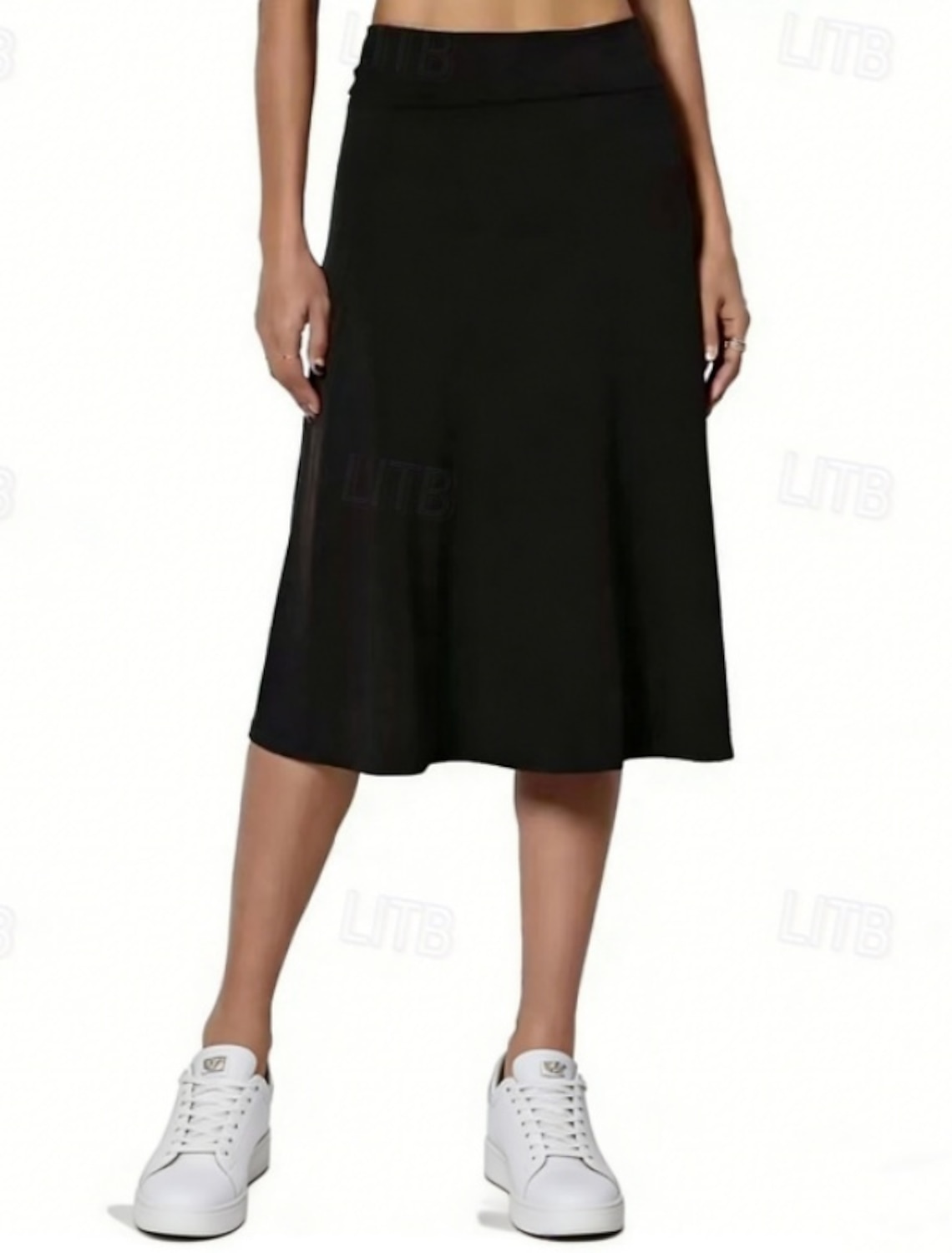 Women's Solid Colored Casual Skirt Tennis Skirts Sport Skirt High Waist Quick Dry Breathable Tennis Golf Pickleball Skirt Dark Grey Black Wine Tennis Clothing