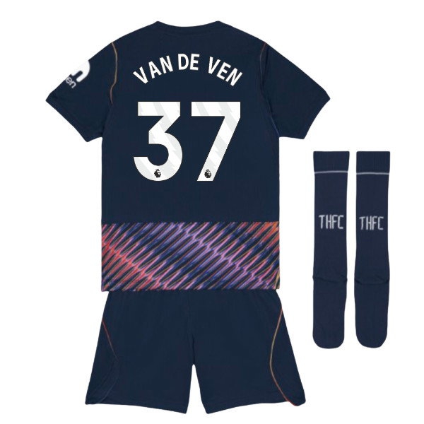 [L1D] 2026-2027 Tottenham Away Little Kids Mini Kit (Van De Ven 37)