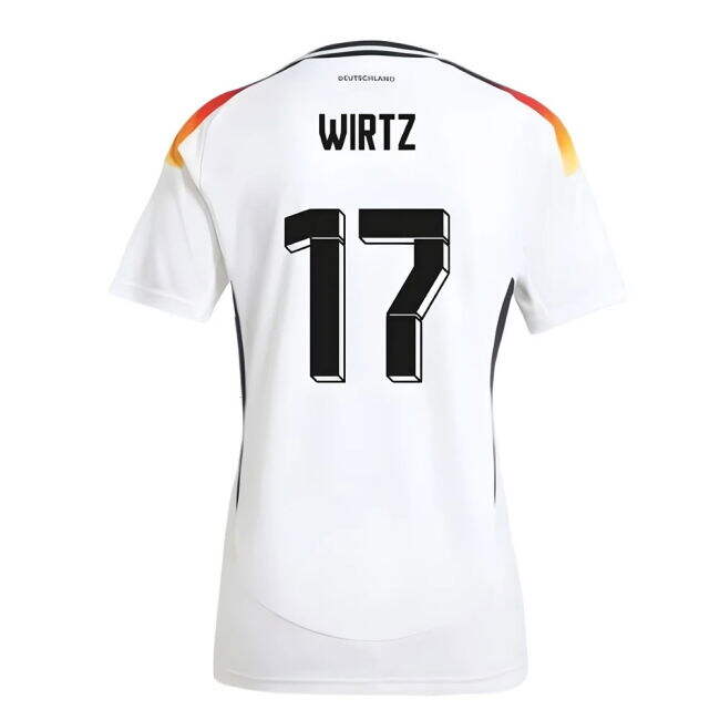 Cheap 2024-2025 Germany Home Shirt (Ladies) (Wirtz 17) Elegant
