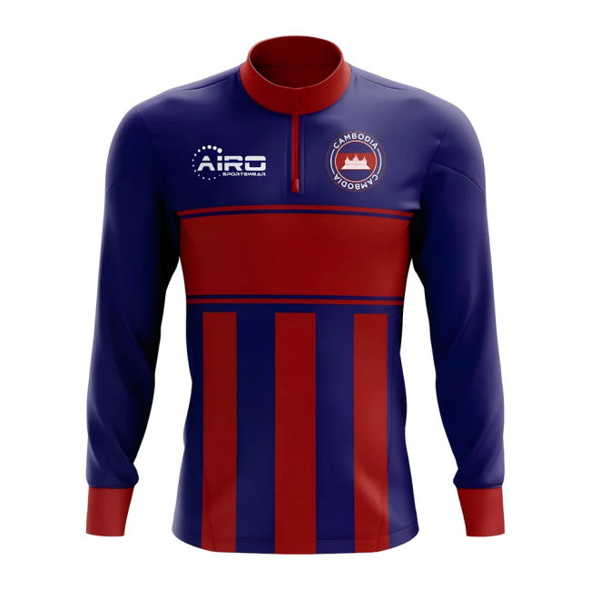 Tournament-Edition Cambodia Concept Football Half Zip Midlayer Top