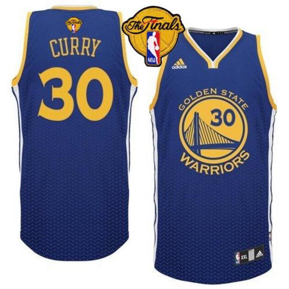 Elite Stephen Curry30 Blue Jersey - Fan Favorite
