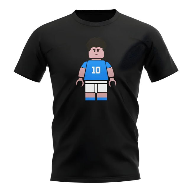 Diego Maradona Napoli Brick er official style T-Shirt (Unisex