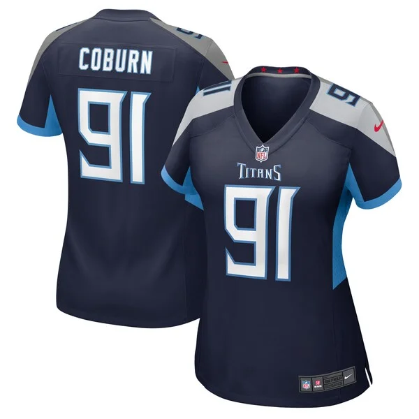 None Keondre Coburn Game Jersey - Navy | NFL Player Jersey | NFL Footb