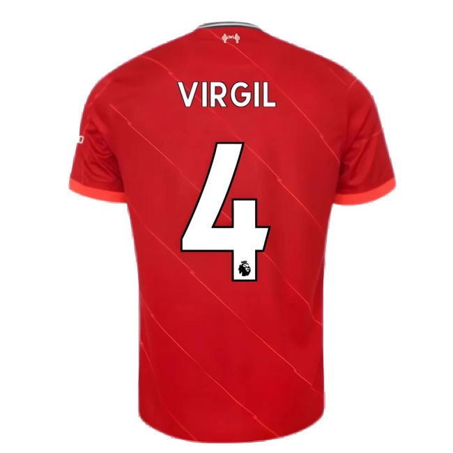 Premium-Grade 2021-2022 LIV Home Replica Jersey VIRGIL 4 Adults I#978