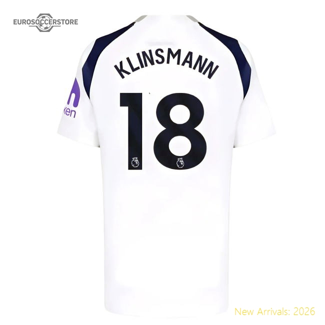 Tottenham Children 2025 Home Jersey Shirt Football Fan Game Day Supporter Collection