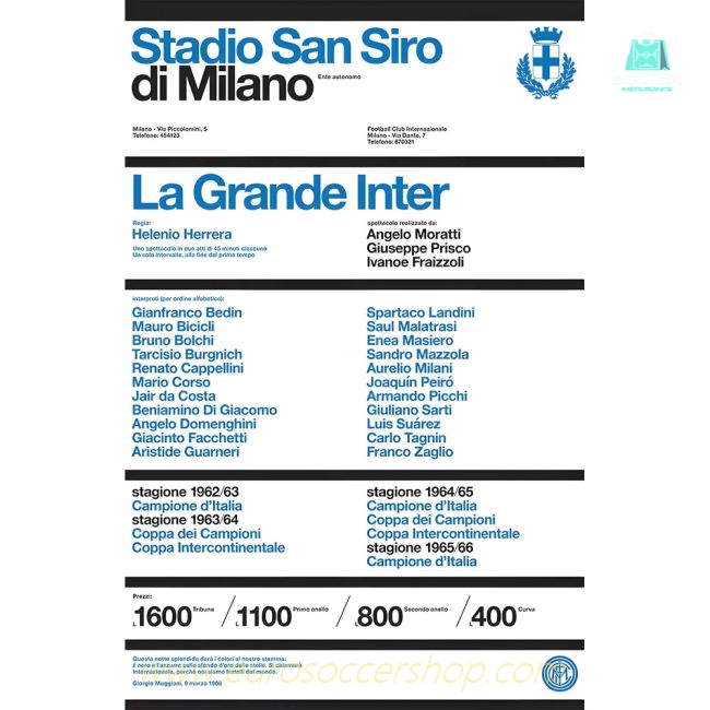 Pennarello: La Grande Inter 1965 - White