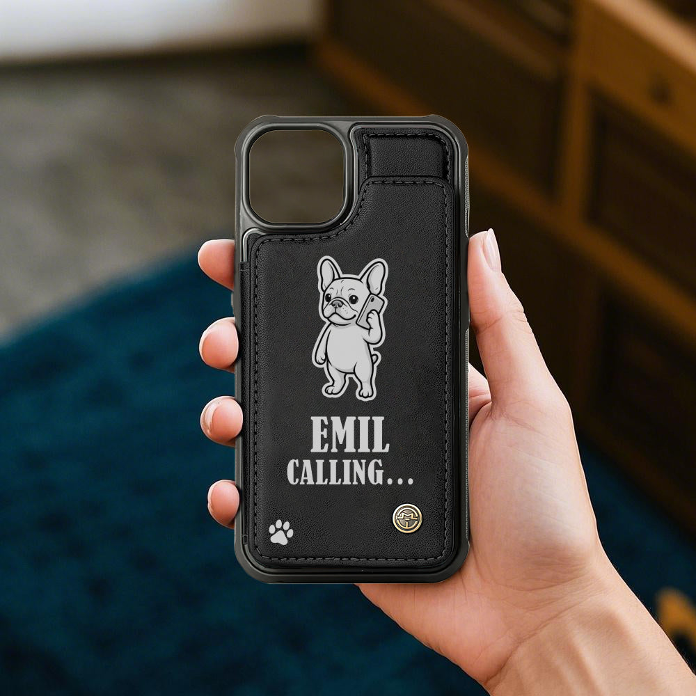 Lola - Personalized Leather Wallet Case for for iPhone & Samsung