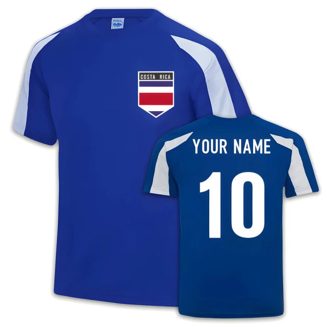 Costa Rica Sports Training Jersey (Your Name)