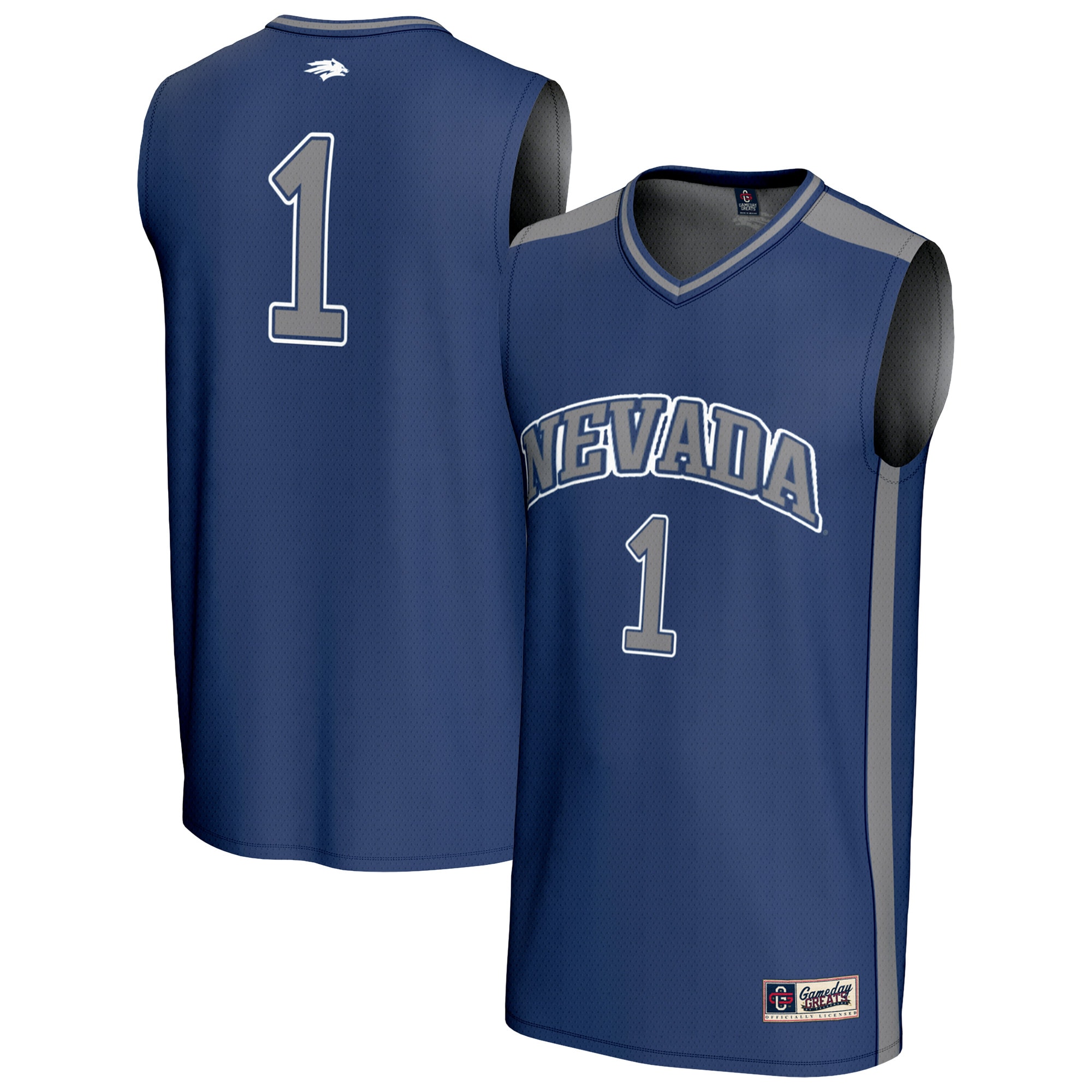 [NJP] Nevada Wolf Pack GameDay Greats Youth Lightweight Basketball Fashion Jersey - Navy