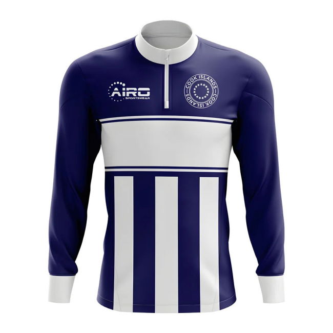 Football Cook Islands Concept Football Half Zip Midlayer Top