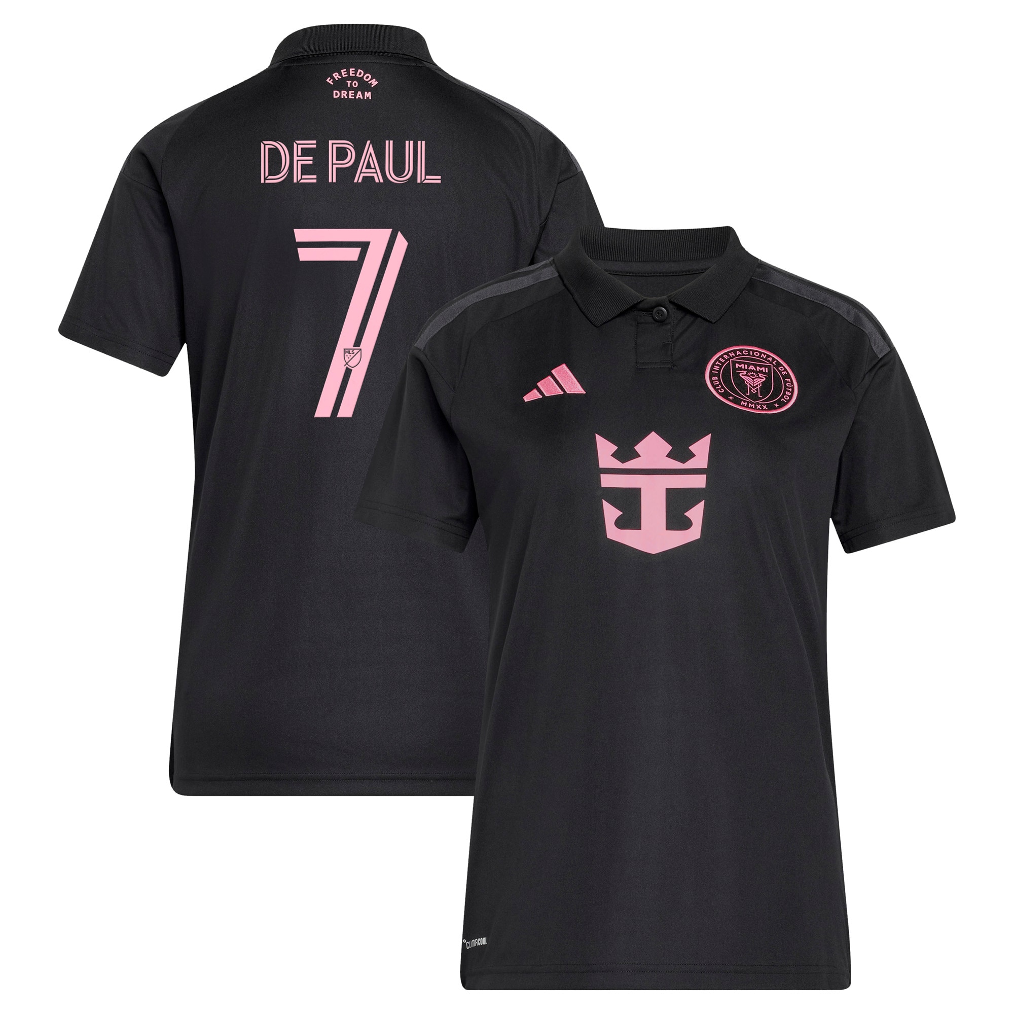 [SJH] Rodrigo De Paul Inter Miami CF Women's 2026 Presagio Replica Jersey - Black
