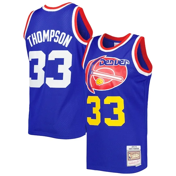 David Thompson DEN Swingman Jersey - contemporary Basketball