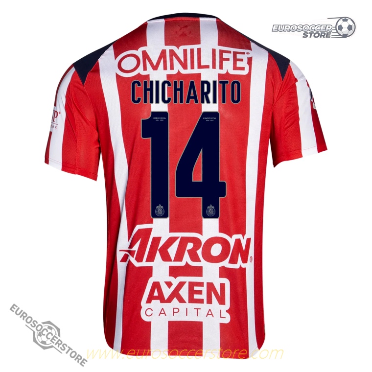 Chivas Home Jersey for CHICHARITO 14, Season 25-26