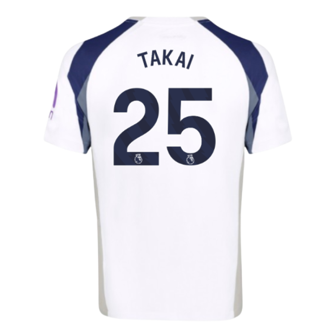 Match Jersey 2025-2026 Tottenham Home Pro-Level Iconic Takai 25 A#199