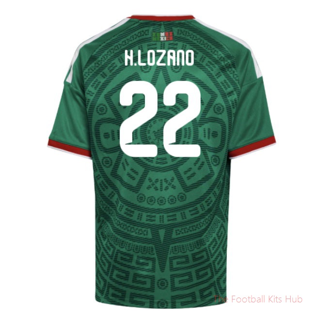 [LK] 2026/27 Mexico Home Shirt (Kids) (H.Lozano 22)