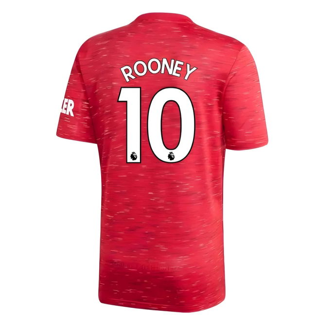 2020-20 Man Utd Adidas Home Football Jersey ROONEY 10 L M S Kids