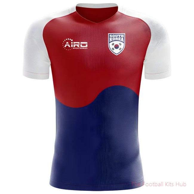 2025-2026 South Korea Flag Concept Football Shirt - Womens