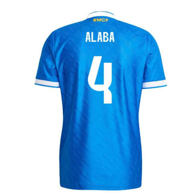 2025-2026 Real Madrid Third Football Shirt (Alaba 4) Stretch Fabric