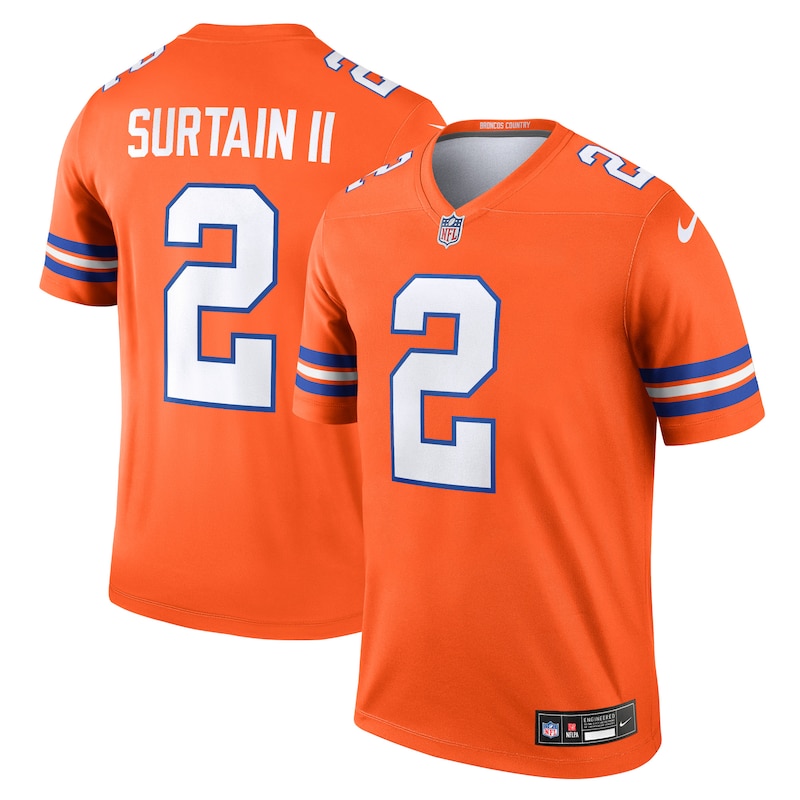 None Patrick Surtain II MVP Candidate DEN Broncos Official Jersey