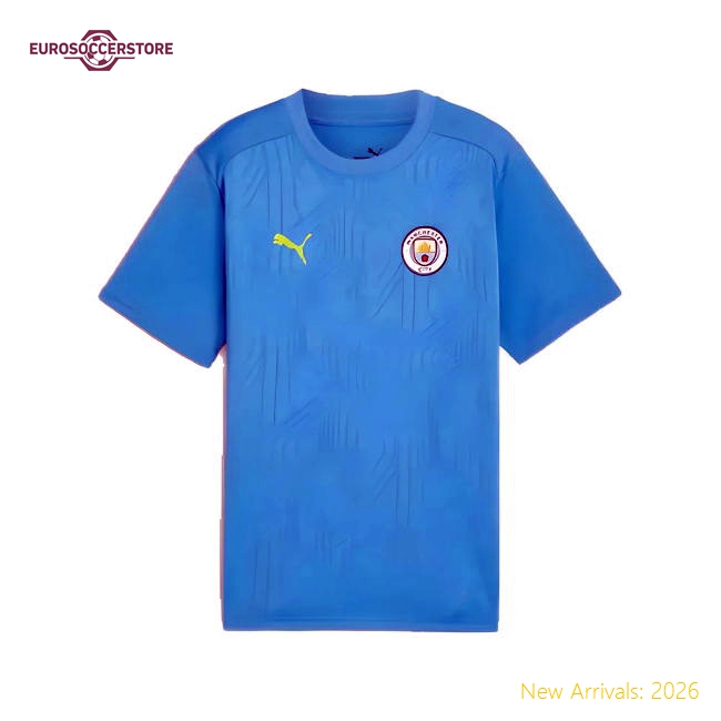 2024-2025 Man City Training Shirt (Magic Blue) - Kids