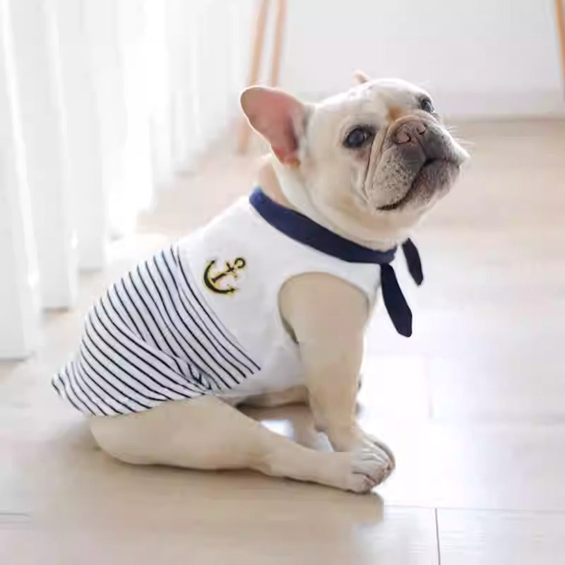 Vest – Striped Thin Summer Dog Vest Dog Supplies | Breed-optimized