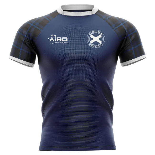 Championship 2025-2026 Scotland Home Concept Rugby Shirt (Hastings 15)