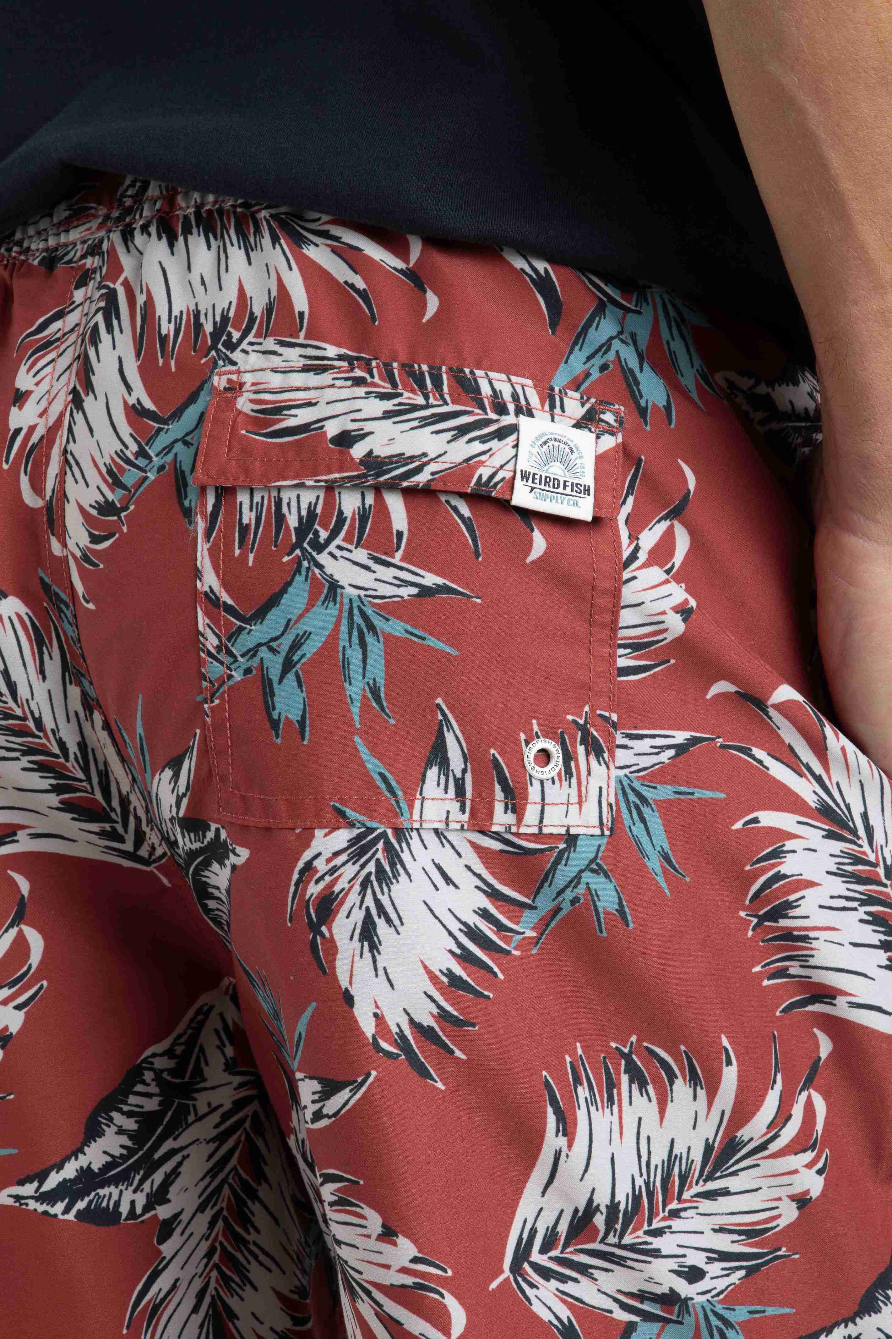 Belukha Printed Swim Shorts Paprika