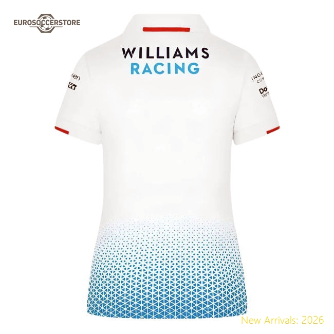 2024 Williams Racing Team Polo Shirt (White) - Womens