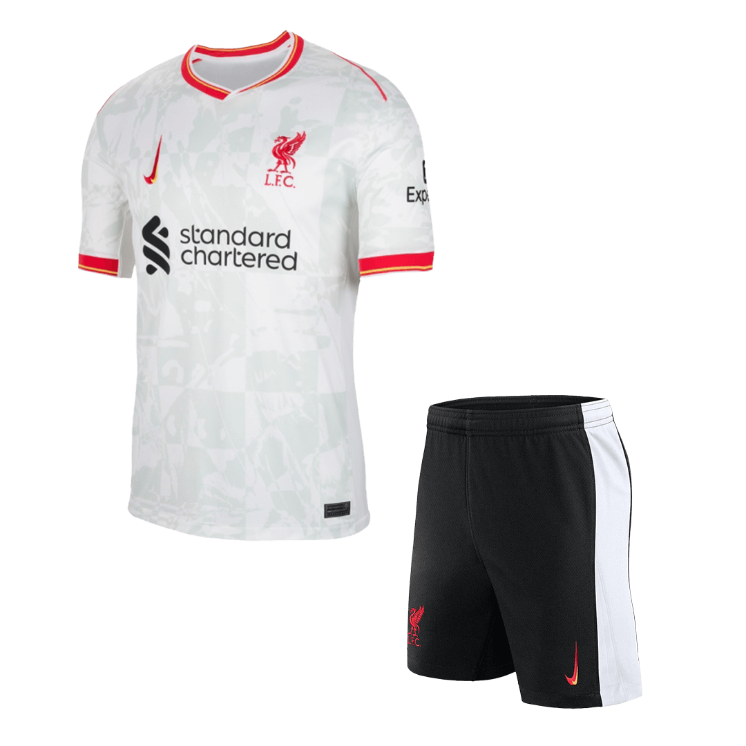 Liverpool Third Away Soccer Jersey Kit(Jersey+Shorts) 2024/25Authentic