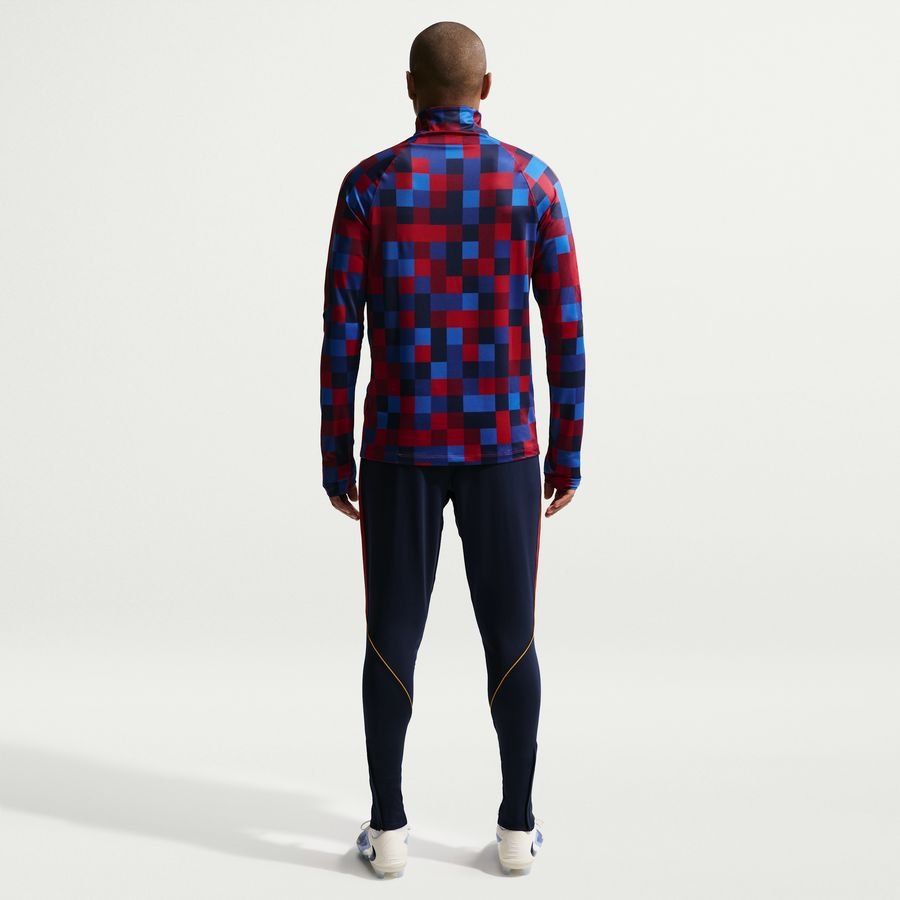 Barcelona Training Trousers Dri-FIT Strike - Blackened Blue/Noble Red/Mineral Yellow