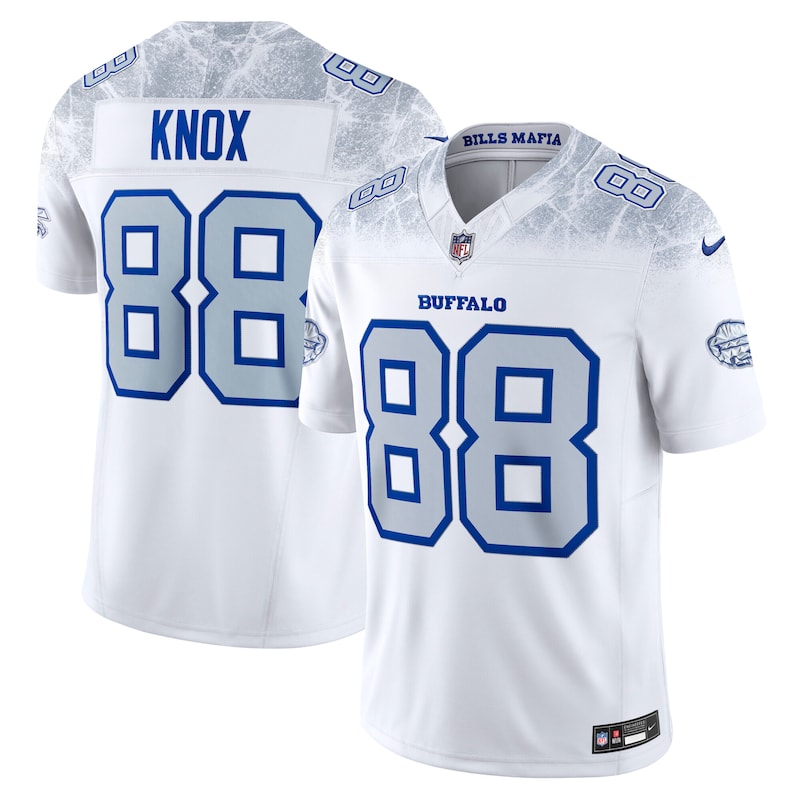 None Dawson Knox BUF Bills Bold Pro-Level Jersey Football Apparel